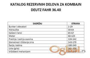 Deutz Fahr 36.40  - Katalog delova