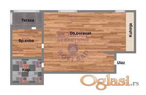 Odličan dvosoban stan u centru Bečeja! 46m2