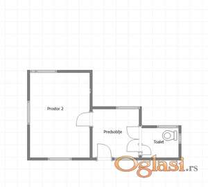 Futog-Prazan Manji Poslovni Prostor 30 m2 bliže Veterniku-Zakupnina 200e-potreban Depozit-065/385 8880
