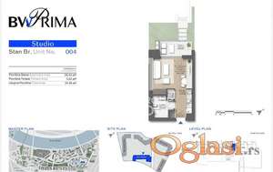 BW PRIMA garsonjera sa dvorištem  34,10m2 -Studio- lux ID#1837