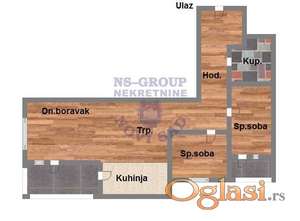 Trosoban stan u izgradnji na Telepu