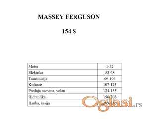 Massey Ferguson 154 S - Katalog delova