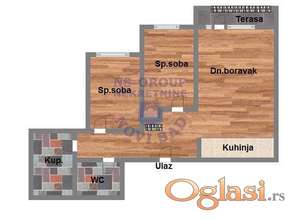 Trosoban 61m2 Somborski bulevar