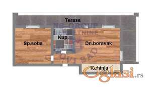 Komforan dvosoban stan u izgradnji na Adicama, 56m2