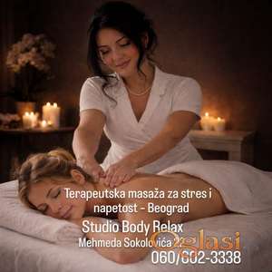 Terapeutska masaža za stres i napetost – Beograd