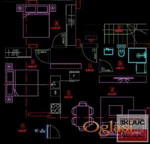 ADICE, 57m2, Trosoban sa pdv