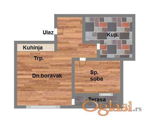 Dvosoban stan u izgradnji na Telepu!