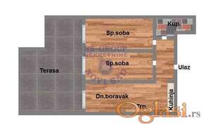 Odličan dvoiposoban stan na Petrovaradinu!