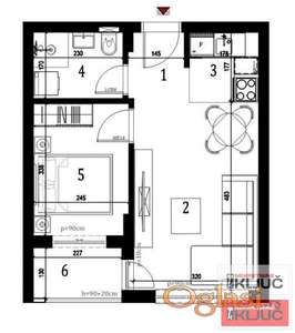 KLISA, 35m2, Jednoiposoban sa pdv