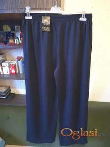 Nove zenske pantalone za punije dame Cadoro 2XL 3XL Crne Novo