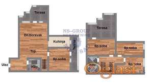 Odlican petosoban stan u izgradnji