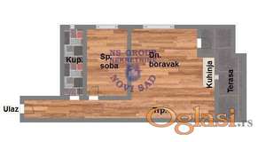 Jednoiposoban stan na Adicama,46m2