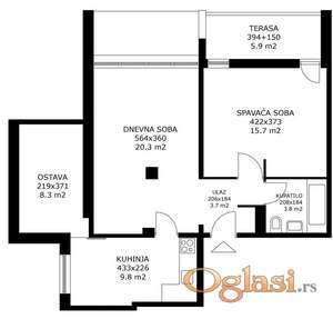 Čukarička padina - uknjižen - fasadna cigla ID#5528