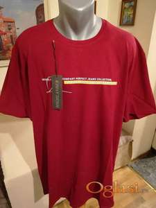 Nova muska majica Highlander u velikom broju 6XL Bordo Novo