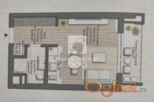 Lux stan stidio  -BW THALIA-Beograd na vodi 32.06 ID#1686