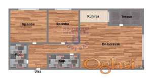 Trosoban stan 69m2 sa PDV-om!