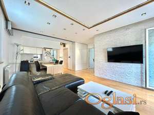 Lux dve spavaće 75m2, Mirijevo,Crkva, namešten,garaža ID#2684