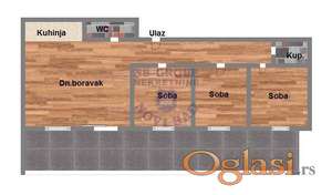 Četvorosoban stan na Novoj Detelinari