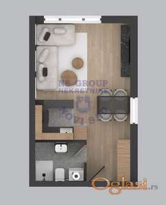 - 31m2, moderna garsonjerau izgradnji - ADICE - Uskoro useljiva -