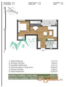 Telep, fenomenalan dvosoban stan-izuzetna ponuda