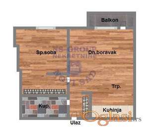 Dvosoban od 44m2 u izgradnji