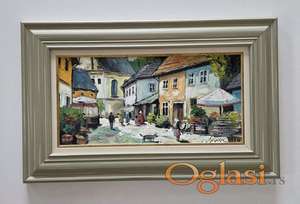 Ulje na lesonitu - U starom gradu