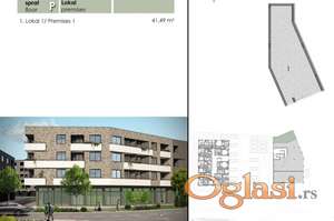 Prizemni ulični lokal na frekventnoj lokaciji na Telepu