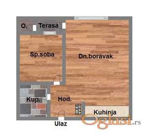 541059-Dvosoban-42m2-Stari Majur