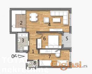 Stan NOVI SAD,TELEP - 64 m2 147250 €, ID: 1098552