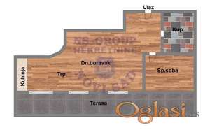 Jednoiposoban 47m2 Bulevar