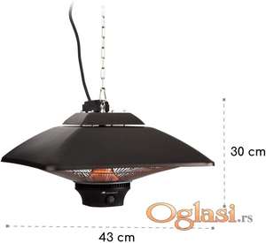 Blumfeldt Heat Square 1800/2000W Carbon IP24 LED