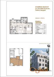 Moderna novogradnja na Karaburmi, 40m2, 1.5 ID#3487