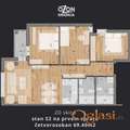 Četvorosoban stan  69,40m2  (104.000E sa PDV-om) _ Adice, Novi Sad