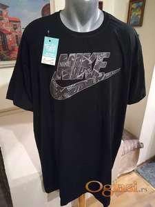 Nova muska markirana majica Nike u velikom broju 5XL Crna Novo