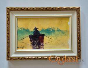 Ulje na platnu - Povratak kuci, minijatura.