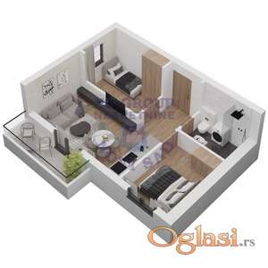 Dvoiposoban stan u izgradnji na Sajlovu