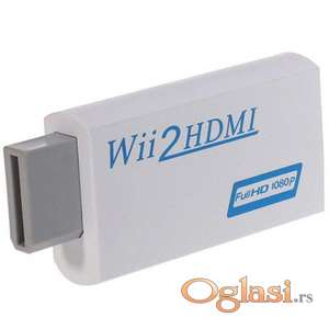 WII Na HDMI Adapter - Konverter - NOVO -wii2hdmi
