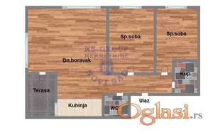 Trosoban 67m2 Sremska Kamenica