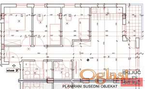PETROVARADIN, 76m2, Troipoosban sa pdv, Izgradnja