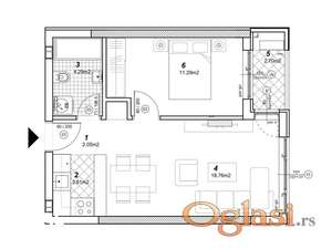 Stan NOVI SAD,TELEP - 41 m2 97890 €, ID: 1101423