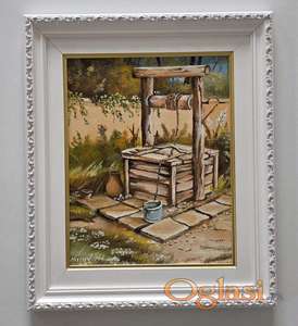 Ulje na platnu - Zaboravljeni bunar, prelepa slika!