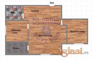 Dvoiposoban 48m2 Veternička rampa