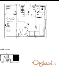 Na prodaju stan Adice 77250 e