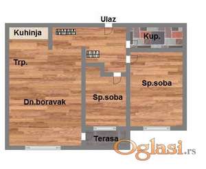 Dvoiposoban stan na TOP  lokaciji.