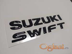 Suzuki Swift - stikeri oznake za auto