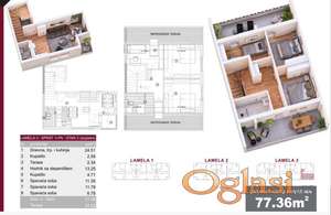 Dupleks stan sa velikom terasom,novogradnja-Veternik