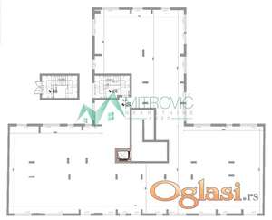 Novi Sad - Poslovni prostor - ceo sprat 562 m2 