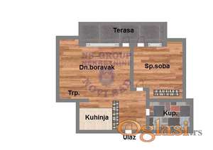 Odlican dvosoban stan u Sremskoj Kamenici!