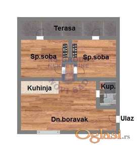 Dvoiposoban stan u izgradnji u Veterniku 41m2