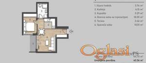 Dvosoban stan PDV prelep pogled na grad